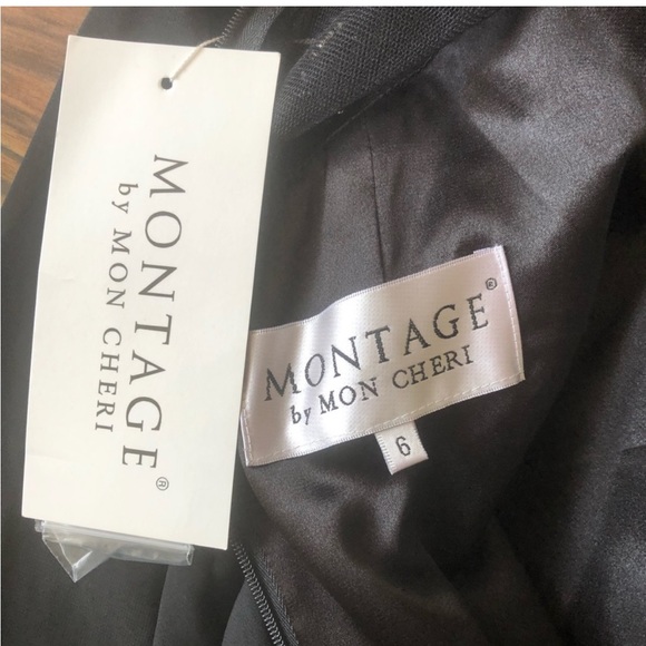 BNWT Montage by Mon Cheri beaded gown - Picture 10 of 14